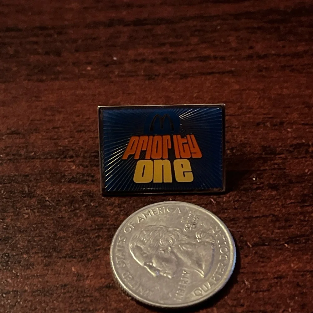 McDonalds white pin